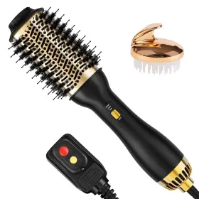 Sm-5368 Yucafy 4-in-1 Hot Air Brush With Oval Barrel - Salon-grade Styling Tool For All Hair