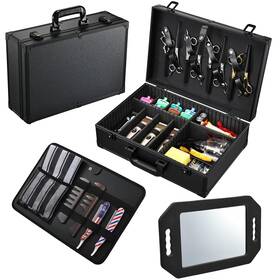 Yueieoun M62f Barber Accessory Case With Mirror Profesional Barbers Briefcase Tool B