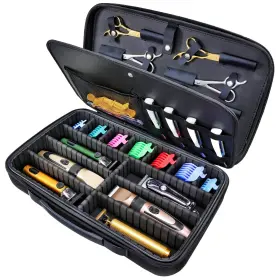 M67k Yueieoun Barber Clippers Case For Travel 17-inch X-large Hair Cutting Supplies Bag Fo