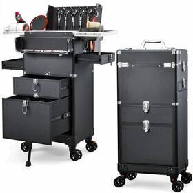 Yueieoun M96t Salon Cart With 4 Drawers Hair Stylist Wheels Portable Stati
