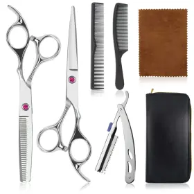 Yunnarl 755556641534 Professional Hair Cutting Scissors Set - Premium Stainless Steel Haircut Scis