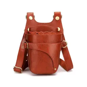 Mcdb7f91-b Zaoalife Mcdb7f91-b/bhs7q Scissors Pouch Barber Case For Stylist Pu Leather Salon Hairdressing