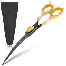 Zawe-25 Zawelie Dog Grooming Scissor- 7.5 Inch Pet Shears Japanese Stainless Steel Ergonomic
