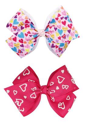 Zcyyys Tsfj10 Valentine S Day Hair Clips Bow For Girls Accessories 5ftft