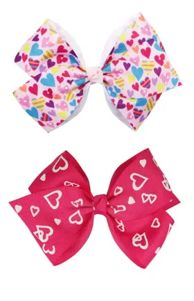 Tsfj10 Zcyyys Valentine S Day Hair Clips Bow For Girls Accessories 5ftft