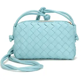Wovenb1906 Zediuh 633183915153 Woven Bag For Women Crossbody Shoulderbag Small Vegan Leather Purse