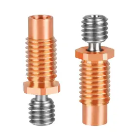 Cp101301 Zodazoqa V6 Hotend Heatbreak All Metal Threaded Upgrade Titanium Alloy And Copper Bime