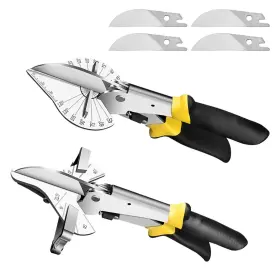 Yca020 Zpsndp 2 Pcs Miter Shears Quarter Round Cutting Tool Adjustable At 22.5 To 135&#