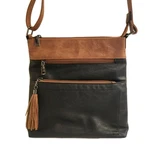 Masintor Crossbody Women's Black Purse With Triple Zippers Pre-owned. Price: $18.85.