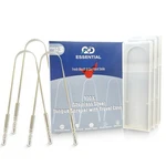 Qd Essential Tongue Scraper For Adults With Travel Cases: 3 Pack, Cleaner New. Price: $7.99.