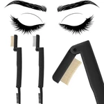 Folding Eyelash Comb 2 Pcs Separator Tool Eyebrow Dual Sided Mascara Grooming New. Price: $14.63.