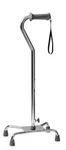 Graham-field Lumex Silver Collection Quad Cane, Small Base 8"X6", Aluminum New. Price: $42.60.