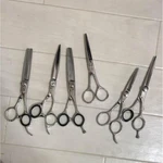 Utsumi Scissors Mizutani Slide Blunt Cut Thinning 6PCS Set Right Handed Used. Price: $1570.24.