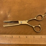 Purple Dragon Thinning Shear Js- 6.0 440C Steel Used. Price: $40.00.