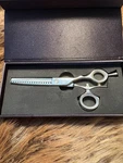 Rusk VG-10 Gamma Shear 35 Tooth Thinning With Case Excllent Condition New. Price: $35.00.