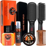 Tame The Wild Pro Beard Grooming Kit For Men - Heated Straightener With 12 Te... New. Price: $45.75.