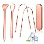 Morgles Metal Tongue Scraper, 4PCS Cleaners For Adults With Portable Case New. Price: $13.08.