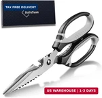 Bofuyuan Kitchen Scissors, 9-INCH Heavy Duty Multipurpose Food Cutting Shears, New. Price: $44.95.