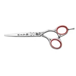 Jaguar Silver Line CJ3 Design 5.5" Pro Hair Stylist Shear Scissors Floral Etch Used. Price: $199.00.