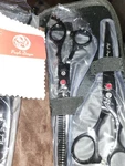 Purple Dragon Dog Grooming Scissors Set Chunkers, Straight, Up & Down Curve Pro New. Price: $28.80.
