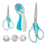 Manufore Professional Sewing Set: Big And Small Scissors, Rotary Cut... New. Price: $19.86.