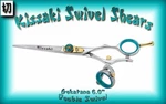 Kissaki Pro 6.0" Gokatana Double Swivel Hair Cutting Scissors Salon Shears New. Price: $159.99.