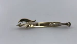 Vtg 50S Anson Tie Bar Knight's Battle Axe Folding Arms Double Clip Gold Tone Pre-owned. Price: $14.99.