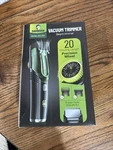 Shpavver Vacuum Beard Trimmer For Men, Rechargeable Mustache Open. Price: $29.99.
