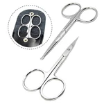 Melwey 2PK Curved Blunt Tip Tsa Stainless Steel Small Scissors For Grooming New. Price: $22.98.