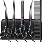 Professional Dog Grooming Scissors Kit Black 6 1 New. Price: $75.66.