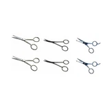 Mustache Scissors 6 Piece Set - 2 Straight (4.7 Inches Each), Curved (4.5 I... New. Price: $24.78.