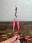 (4) Tooltron Easy Kut Spring Action Scissors, Pink New. Price: $28.49.
