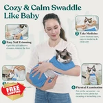 Supet Blue Cat Grooming Wrap Anti-scratch Nail Trimming Mesh New. Price: $41.99.