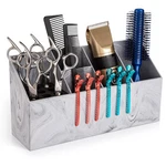 Noverlife Salon Shear Holder, Large Marble Pattern Hair Style - White New. Price: $33.99.