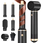 Dryhsip 5-IN-1 Hair Dryer Brush Hot Styler,curling & Straightening Open. Price: $71.99.