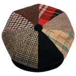 8 Panel Men's Classic Wool Blend Plaid Cabbies Newsboy Snap Brim Fitted Hat Cap. Price: $27.99.