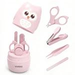 Yiveko Baby Nail Kit, 4-IN-1 Care With Cute Piece Set, Pink 2 New. Price: $15.99.