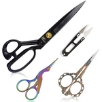 9" Professional Tailor Scissors - Sharp Sewing Shears For Fabric, Leather & Art New. Price: $32.30.