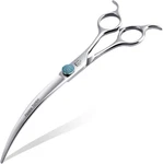 Fenice 7.5" Curved Shears For Dogs - Japanese 440C Stainless Steel Scissors New. Price: $114.99.