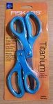 Fiskars Titanium 8" Scissors 2-PIECE Cutting Set With Softgrip New. Price: $10.95.