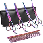 7" Dog Grooming Scissors Kit Multicolour, Premium Japanese 440C Stainless Steel New. Price: $141.99.