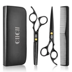 Ciicii Hair Cutting 6.7 Inch Scissors, Black Kit New. Price: $28.22.