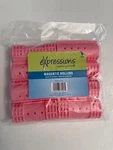 Expressions Magentic Rollers Hair Curlers Pink 8PCS Unopened New. Price: $10.95.