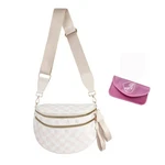 Hpvyboshut Checkered Bum Bag/spacious Nylon Crossbody Bags For Women/with Sig... New. Price: $39.39.