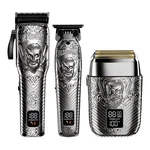 Bestbomg Professional Cordless Mens Hair Clippers & Beard 3 Pack, Gray New. Price: $140.14.
