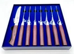 Hoshanho Wooden Handle Steel Home Kitchen Knife Set - 8 Pieces Brand New Open. Price: $63.00.