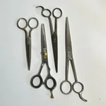 Scissors Lot Utopia Care Griffon Royal Hair Shears 4PC Mixed Brands Used. Price: $11.99.