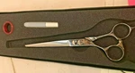Kenchii Grooming 7" 5 Five Star Scissors Shears ,lefty Finger Inserts New Box. Price: $109.99.