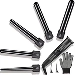 Curling Wand Set Iron Interchangeable Ceramic Barrels 0.351.25 New. Price: $49.63.