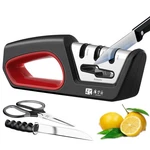 4-IN-1 Kitchen Knife Sharpener For Knives & Scissors Diamond Tungsten Steel New. Price: $48.99.